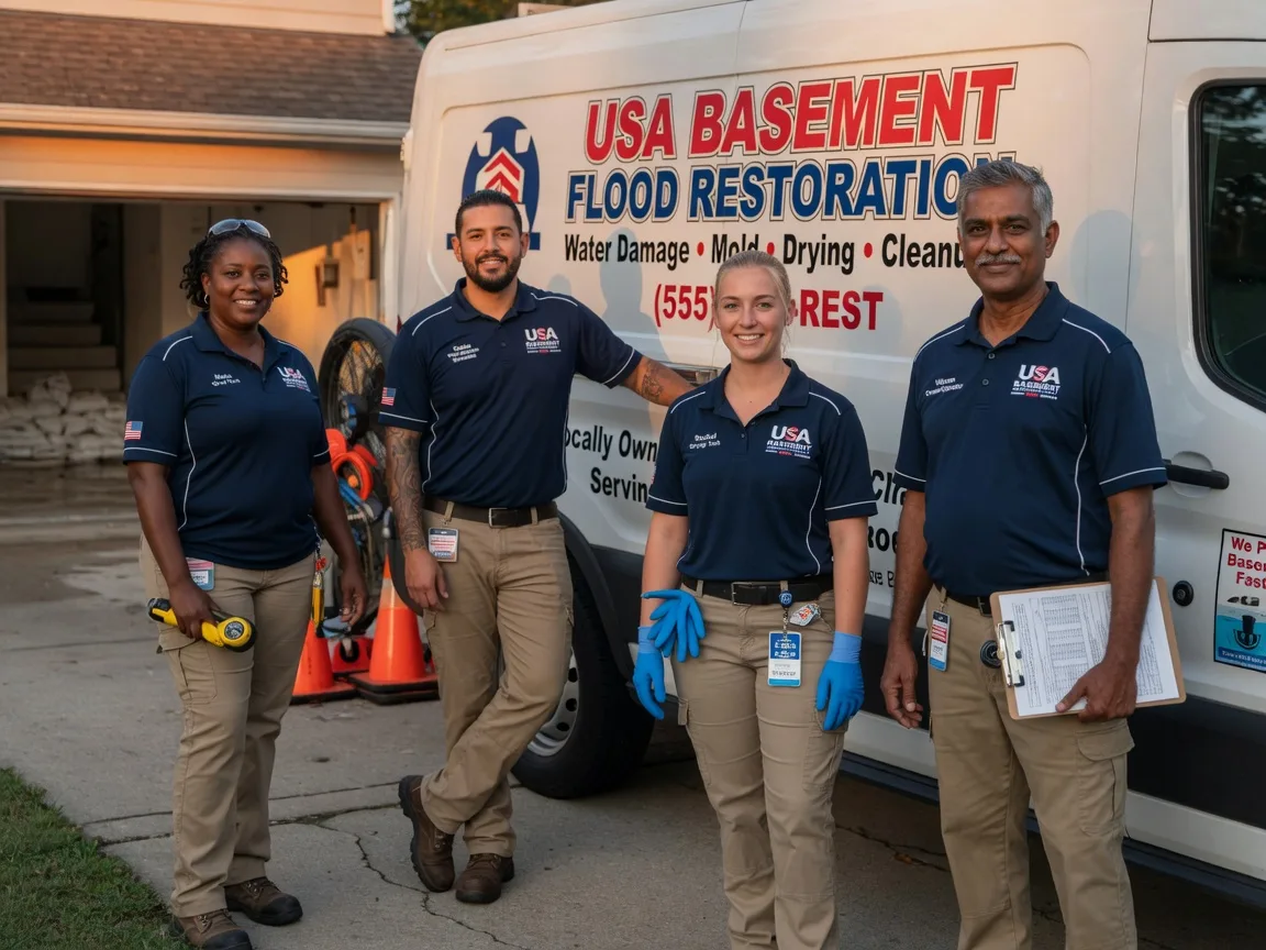 Basement Flood Cleanup company in Crescent City, IL
